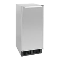 Scotsman DCE33A-1SSD 15"W Top Hat Undercounter Ice Machine - 30 lbs/day, Air Cooled, Gravity Drain, 115v