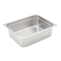 Winco SPJH-204 Half Size Steam Pan, Stainless
