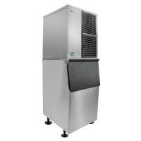 Hoshizaki KM-350MAJ/B-300SF 489 lb Slim-Line Crescent Cube Ice Machine w/ Bin - 300 lb Storage, A...
