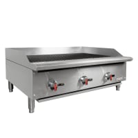 MoTak MBR36 36" Gas Charbroiler w/ Cast Iron Grates - Convertible
