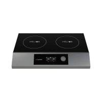 CookTek HTF-9500-SS25-1 Helios Countertop Commercial Induction Cooktop w/ (2) Burners, 240v