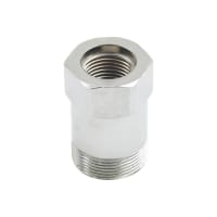 T&S 054X 3/8" Female Swivel Outlet Adapter - Brass, Chrome Plated