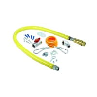 T&S HG-4D-60K 60" Gas Connector Kit w/ 3/4" Male/Male Couplings