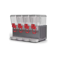 Ugolini UEAD403K0 Arctic Deluxe Four Refrigerated Drink Dispenser w/ 3 3/16 gal Bowls, Mixing, 11...
