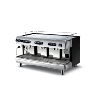 Italia Espresso MFEVZ3001S Venezia Automatic Espresso Machine w/ 3 Groups &amp; 2 Steam Wands - 220-240v/1ph