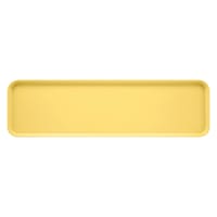 Cambro 6302MT145 Rectangular Display Market Pan - 6 9/16" x 30" x 2", Yellow