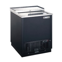 MoTak MRGF-1 1 Section Glass Chiller w/ 90 Mug Capacity - Black, 115v