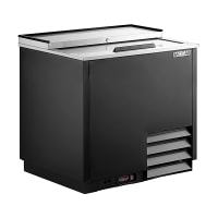 MoTak MRGF-2 1 Section Glass Chiller w/ 165 Mug Capacity - Black, 115v
