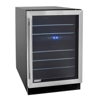 MoTak MWC-2Z-1GD 23 13/16" One Section Wine Cooler w/ (2) Zones - 51 Bottle Capacity, 115v