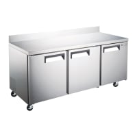 MoTak MFWT-3S 71 1/2" Worktop Freezer w/ (3) Sections &amp; (3) Doors, 115v