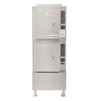 Cleveland 24CGA10.2 (10) Pan Convection Steamer - Cabinet, Descaling Port, Liquid Propane