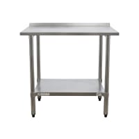Duke 418-2430-2R 30" 18 ga Work Table w/ Undershelf & 400 Series Stainless Top, 1 1/8&qu...