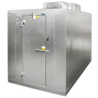Norlake KLF7788-C 8' x 8' Indoor Walk-in Freezer w/ Top-Mounted Compressor - Floor