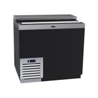 Krowne MC36B 1 Section Glass Chiller w/ 165 Mug Capacity, Black, 115v