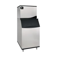 MoTak KT-MIH-500-A/KT-IB-470-A 490 lb Half Cube Ice Machine w/ Bin - 470 lb Storage, Air Cooled,...