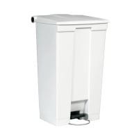 Rubbermaid FG614600WHT 23 gal Step-On Container - White