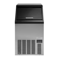 MoTak KT-UI-80-A 16 3/4"W Full Cube Undercounter Ice Machine - 75 lbs/day, Air Cooled