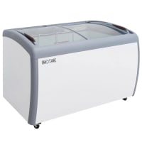 MoTak MCA-296A-A 47 2/5" Mobile Ice Cream Freezer w/ 5 Baskets - White, 115v