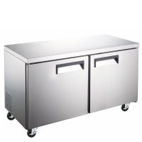 MoTak MUR-48-A 47 1/4"W Undercounter Refrigerator w/ (2) Sections &amp; (2) Doors, 115v