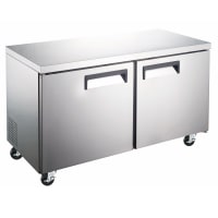 MoTak MUR-60-A 60 1/4"W Undercounter Refrigerator w/ (2) Sections & (2) Doors, 115v