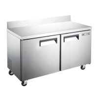 MoTak MWR-60-A 61 1/5" Worktop Refrigerator w/ (2) Sections & (2) Doors, 115v