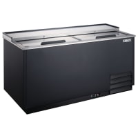 MoTak MGF-49-A 2 Section Glass Chiller w/ 240 Mug Capacity - Black, 115v