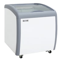 MoTak MCA-166A-A 30 3/10" Mobile Ice Cream Freezer w/ 3 Baskets - White, 115v