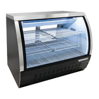 MoTak MDC47-A 48" Full Service Deli Case w/ Curved Glass - (3) Levels, 115v