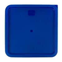 Winco PECC-128 Container Cover for 12, 18 & 22 qt Square Storage Containers, Polyethylene, Bl...