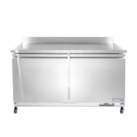 MoTak MWF-60-HC 61 1/5" W Worktop Freezer w/ (2) Sections &amp; (2) Doors, 115v