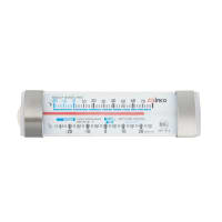 Winco TMT-RF4 4 3/4" Dial Type Refrigerator Freezer Thermometer, Temp Range  20 to 80 F