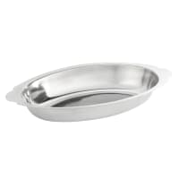 Winco ADO-15 15 oz. Oval, Stainless Rarebit