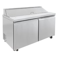 MoTak MST-60-A 60 1/4" Sandwich/Salad Prep Table w/ Refrigerated Base, 115v
