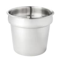 Winco INS-7.0M 7 qt Heavy Weight Inset, Stainless Steel
