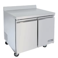 MoTak MWR-36-A 36 1/5" Worktop Refrigerator w/ (2) Sections & (2) Doors, 115v