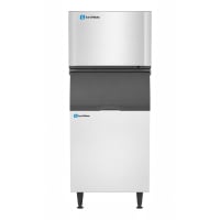 Ice-O-Matic CIM0636HA90/B55 600 lb Elevation Series™ Half Cube Ice Machine w/ Bin - 510 lb Storag...