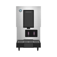 Hoshizaki DCM-271BAK-OS 286 lb Touchless Countertop Water &amp; Nugget Ice Dispenser - 10 lb Storage, Cup Fill, 115v
