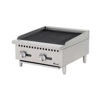 Migali C-CR24 24" Natural Gas Charbroiler w/ Cast Iron Grates, 70,000 BTU