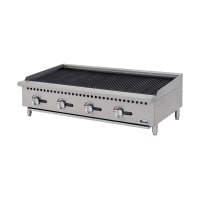 Migali C-CR48 48" Natural Gas Charbroiler w/ Cast Iron Grates, 140,000 BTU