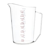 Cambro 400MCCW135 4 qt Camwear Measuring Cup - Clear