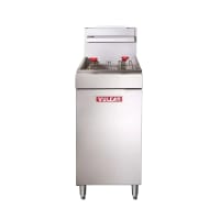 Vulcan LG300 Gas Fryer - (1) 40 lb Vat, Floor Model, Natural Gas