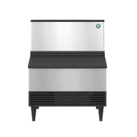 Hoshizaki KM-301BWJ 285 lb KM Series Crescent Cube Ice Machine w/ Bin - 100 lb Storage, Water Cooled, 115v