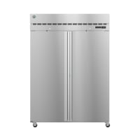 Hoshizaki R2A-FS Steelheart 55" Two Section Reach In Refrigerator, (2) Left/Right Hinge Soli...