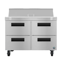 Hoshizaki SR48B-12D4 48" Steelheart Sandwich/Salad Prep Table w/ Refrigerated Base, 115v