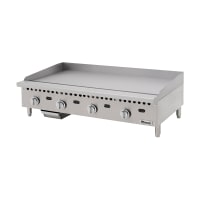 Migali C-G48T 48" Gas Griddle w/ Thermostatic Controls - 1" Steel Plate, Convertible