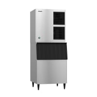 Hoshizaki KM-1130MAK2/B-500SF 1087 lb KM Series Crescent Cube Ice Machine w/ Bin - 500 lb Storage...