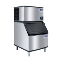 Manitowoc Ice IDP0300A/D400 309 lb Indigo NXT™ Full Cube Ice Machine w/ Bin - 365 lb Storage, Air Cooled, 115v