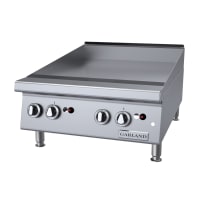 Garland GTGG24-GT24M 24" Gas Griddle w/ Thermostatic Controls - 1" Steel Plate, Natural Gas