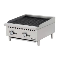 Migali C-RB24 24" Natural Gas Charbroiler w/ Cast Iron Grates, 70,000 BTU