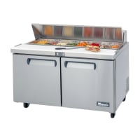Migali C-SP60-16-HC 60 1/5" Competitor Series® Sandwich/Salad Prep Table w/ Refrigerated Bas...
